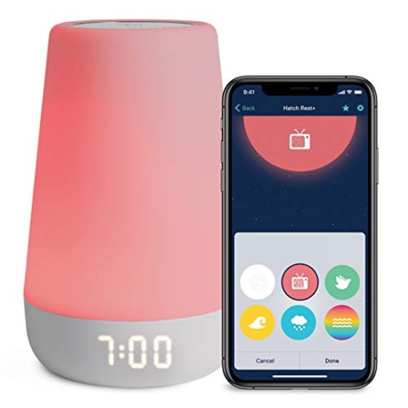 Hatch Baby Rest+ Sound Machine with Audio Baby Monitor