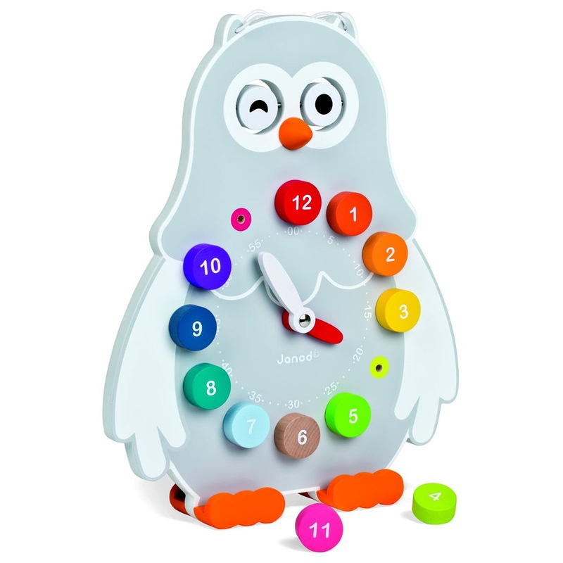 Janod Owly Clock