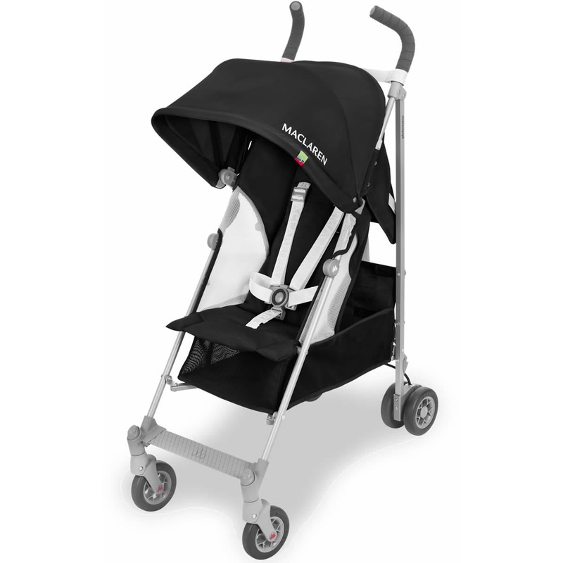 Maclaren 2018 / 2019 Globetrotter Umbrella Stroller – Black/White