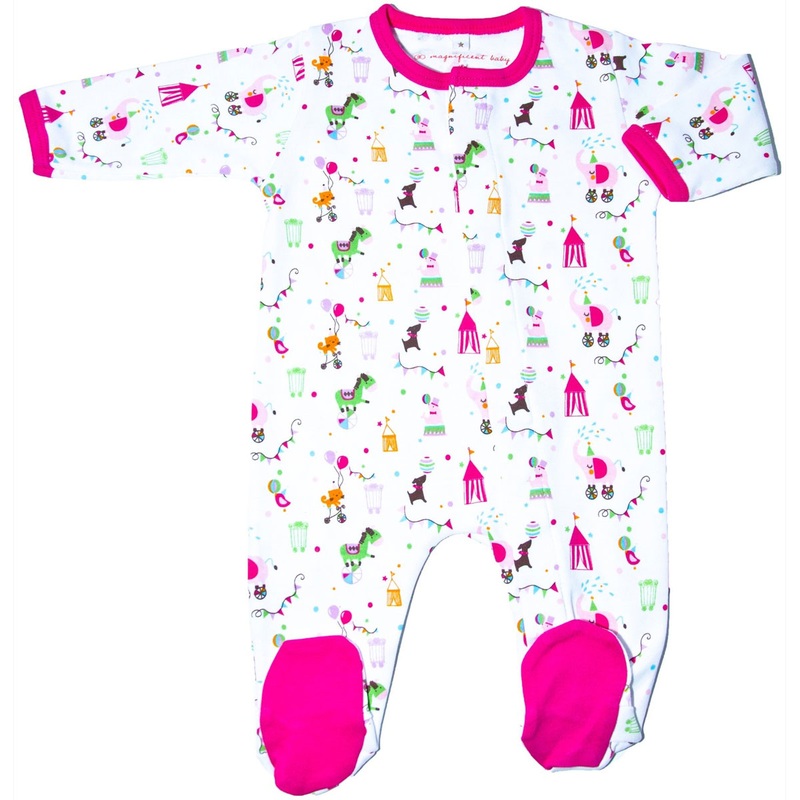Magnificent Baby Girl’s Circus Footie – 3 Months