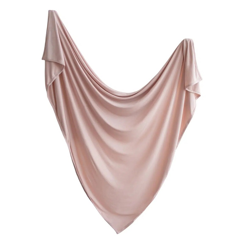 Mushie – Stretchy Swaddle Blanket – Blush