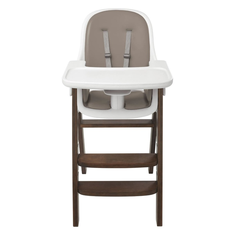 OXO Tot Sprout High Chair in Taupe/Walnut