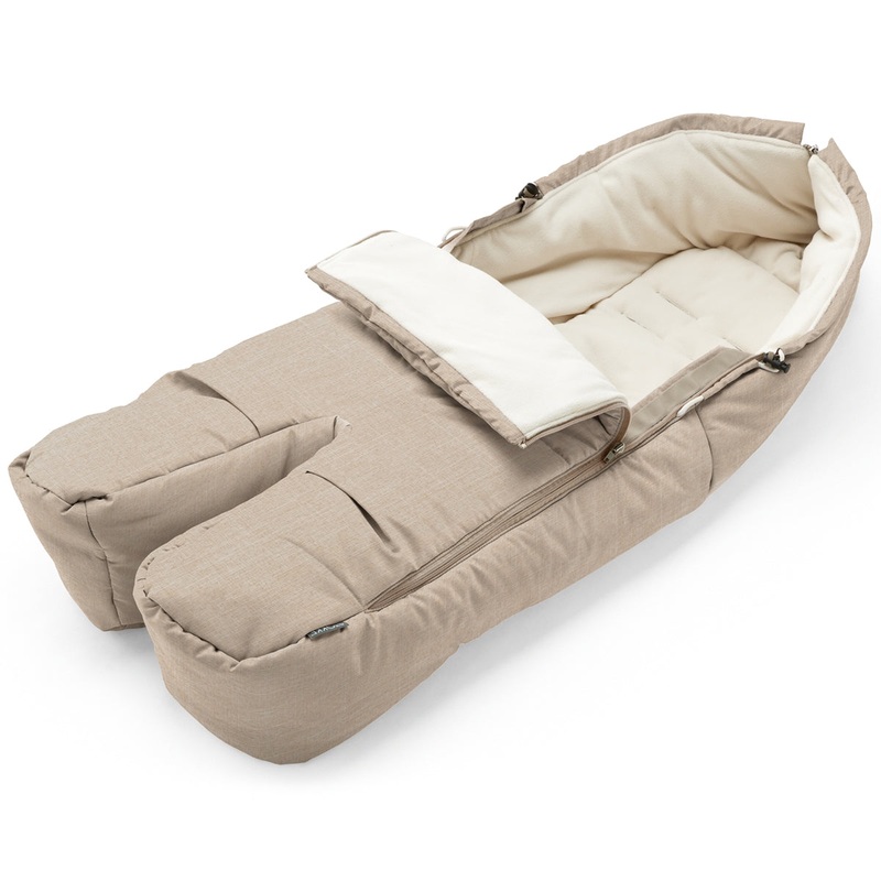 Stokke Footmuff – Beige Melange