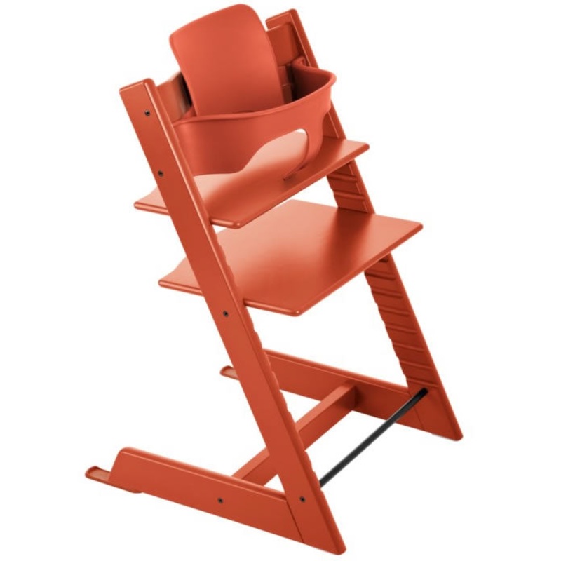 Stokke Tripp Trapp High Chair & Baby Set 2018 Lava Orange