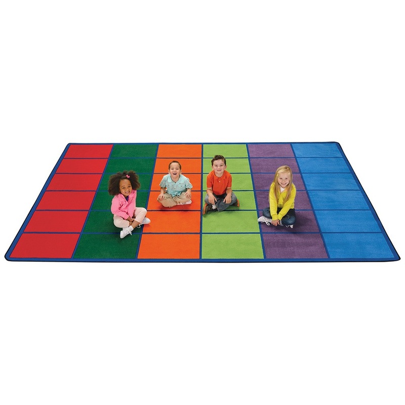 Colorful Rows Seating Rug