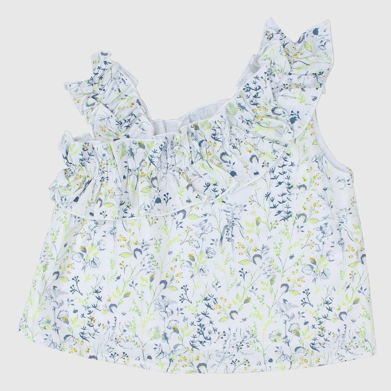 Floral Sleeveless Blouse