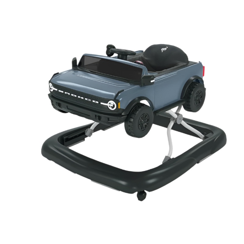 Bright Starts Ways To Play 4-In-1 Baby Activity Walker, Blue Grey, Ford Bronco
