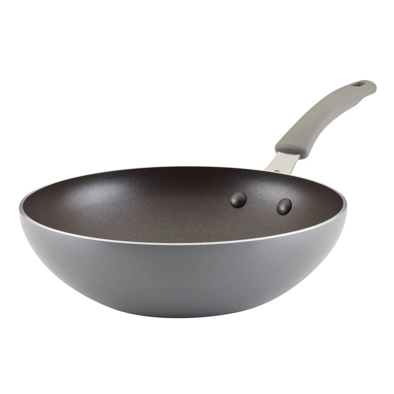 Cook + Create 10.5″ Aluminum Nonstick Stir Fry Pan Gray