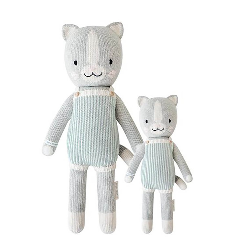 Hand Knit Doll Dylan the Kitten