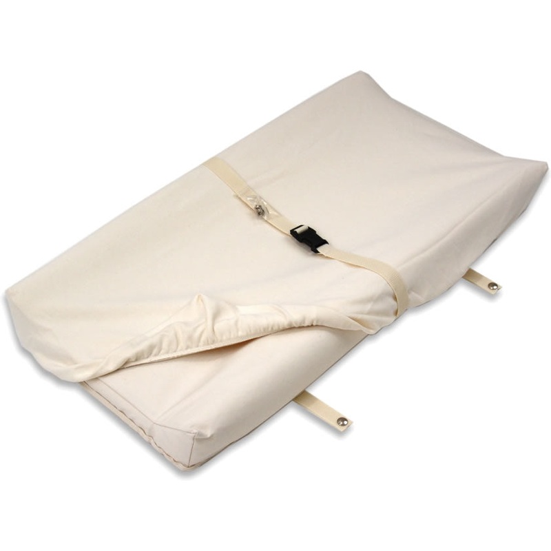 Naturepedic Organic Cotton 2-Sided Contoured Changing Pad Cover – Natural