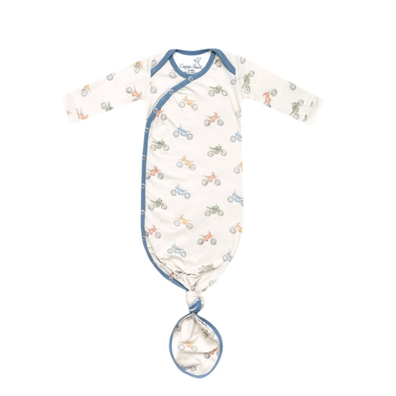 Newborn Knotted Gown – Ryder