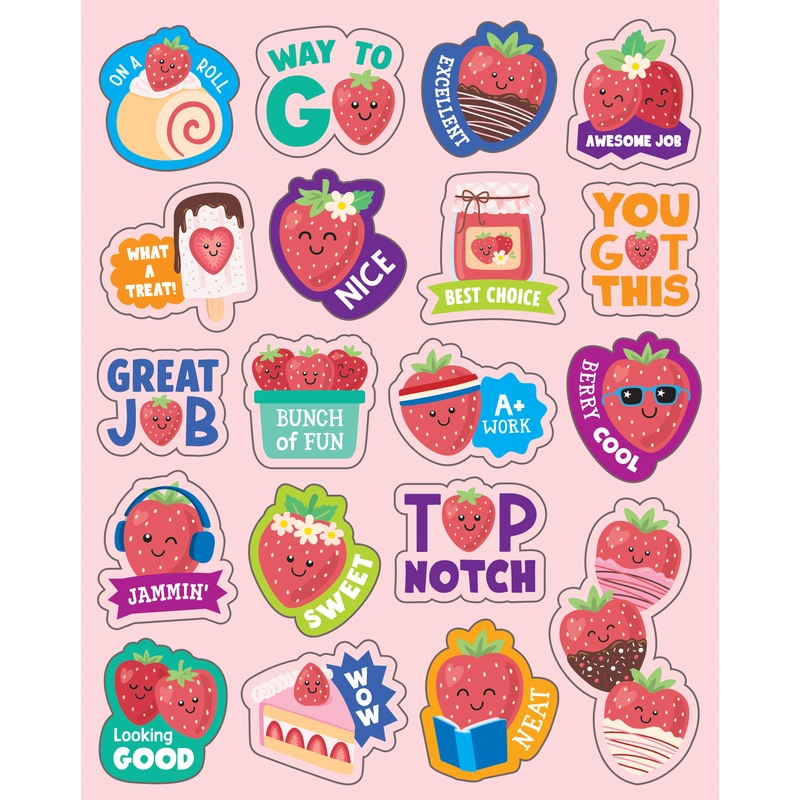 Strawberry Smelly Stickers