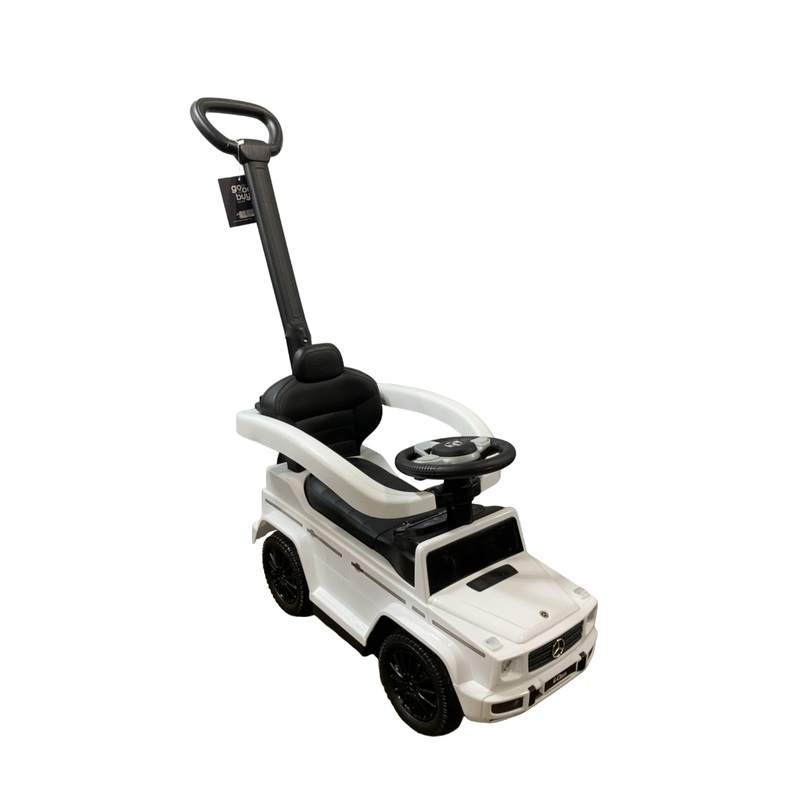 Best Ride On Cars 4-in-1 Mercedes Push Car, White