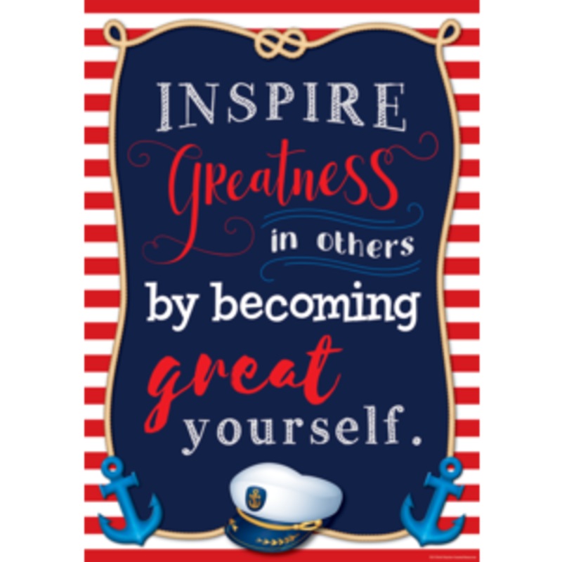 Inspire Greatness in Others by Becoming Great Yourself Positive Poster