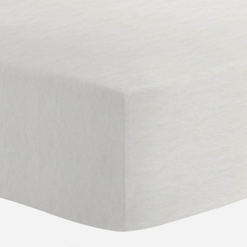 Liz & Roo White Cotton Crib Sheet