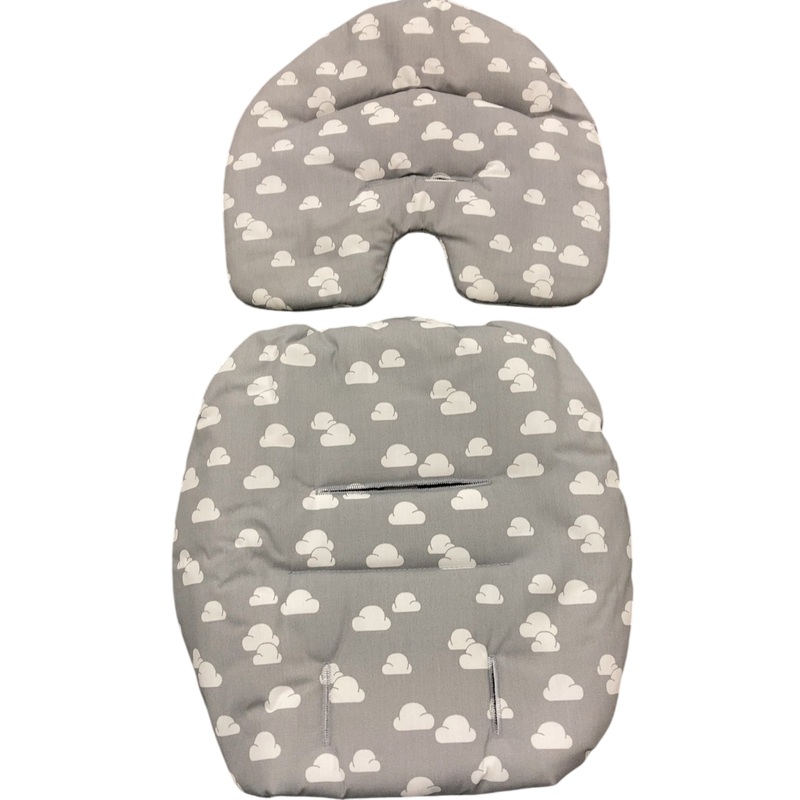 Stokke Steps Baby Set Cushion, Grey Clouds
