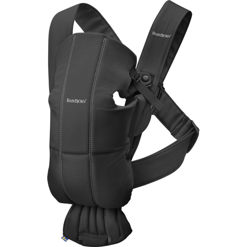 BabyBjrn Carrier Mini in Black Cotton