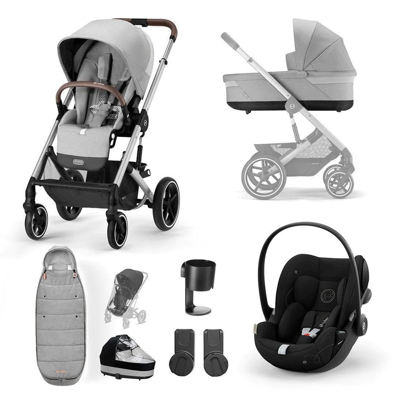 CYBEX Balios S Lux + Cloud G Luxury Bundle – Lava Grey