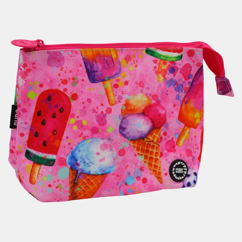 Ice Cream World Medium Pouch Beach Bags