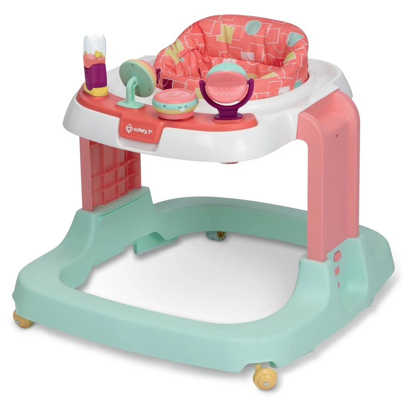 Ready, Set, Walk! DX Developmental Baby Walker – Coral Geo