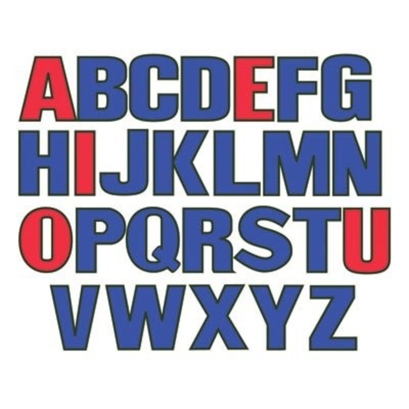 Uppercase Flannelboard Letters
