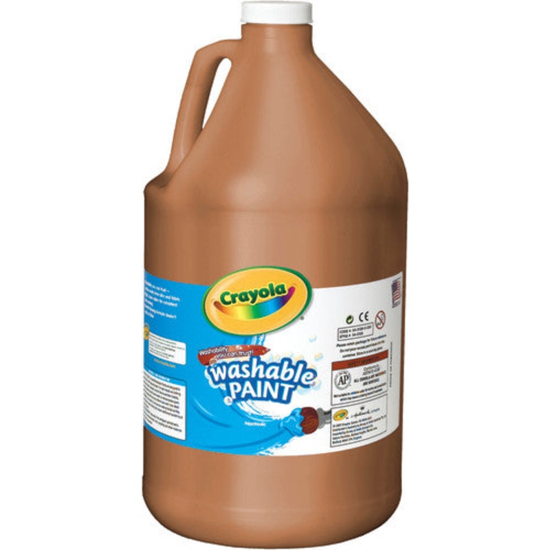 Crayola Washable Paint, Gallon, Brown