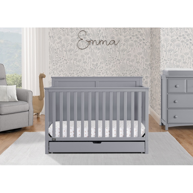 Logan 6-in-1 Convertible Crib with Underdrawer