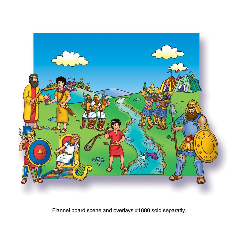 David and Goliath Felt Set