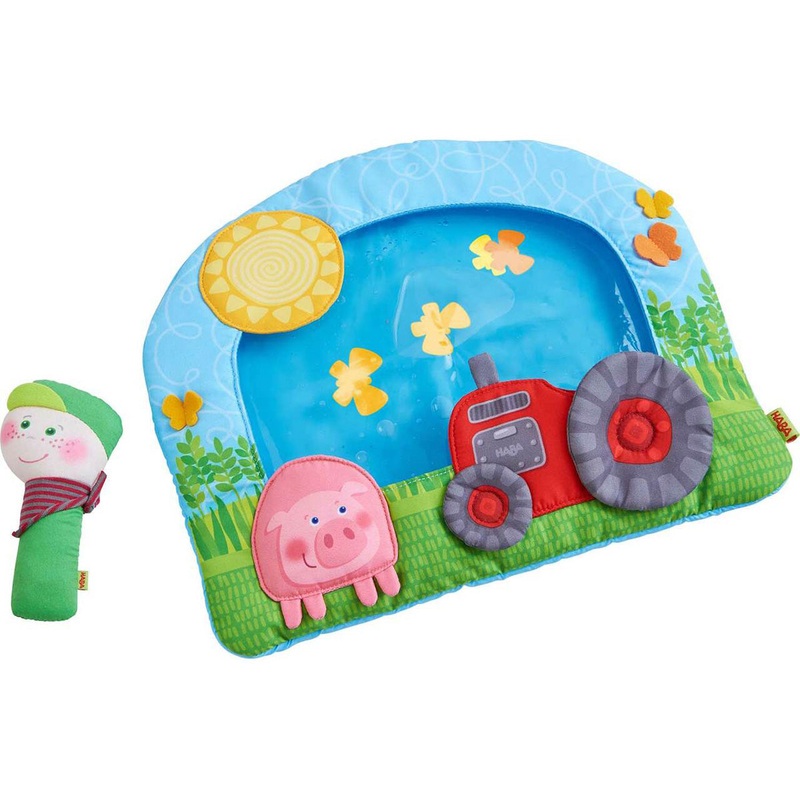 HABA On the Farm Water Play Mat Tummy Time Activity