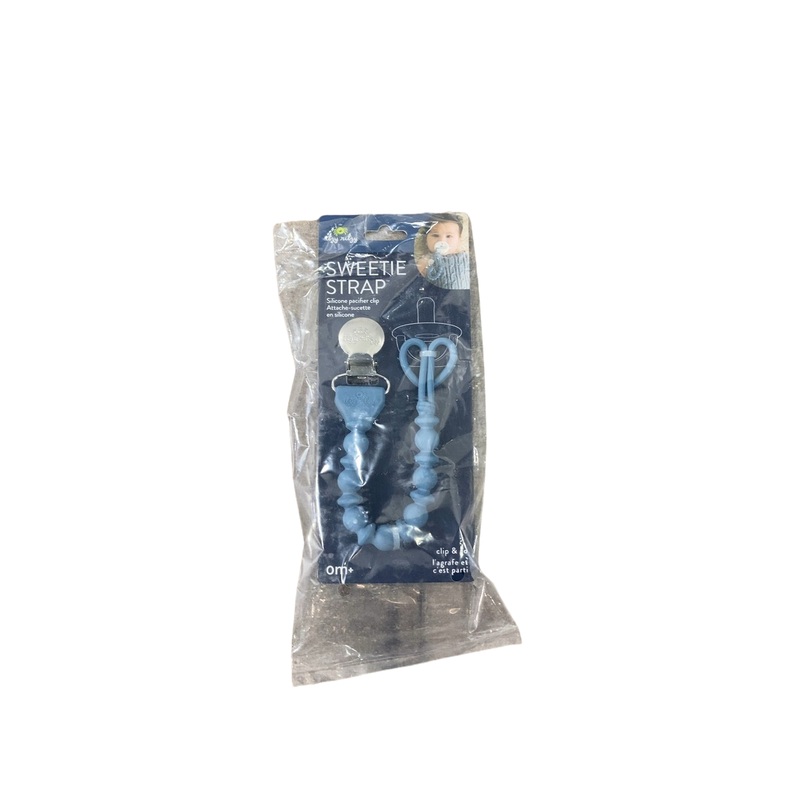 Itzy Ritzy Sweetie Strap Pacifier Clip, Blue, 1 Count, Beaded