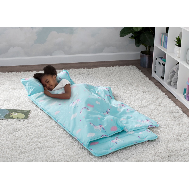 Personalized Nap Mat with Included Pillow and Blanket for Toddlers & Kids