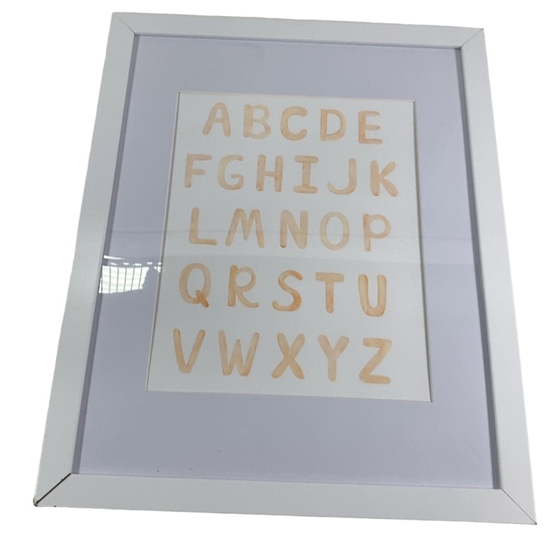 Play & Oak Neutral Alphabet Frame