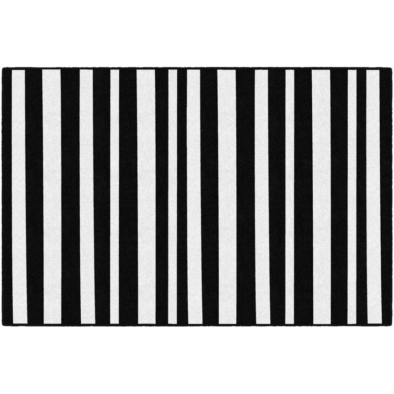 Simply Safari Black and White Zebra Rug By Schoolgirl Style