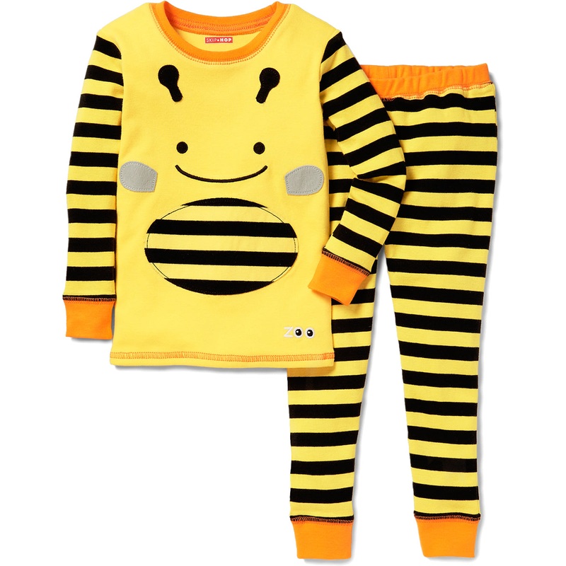 Skip Hop ZooJamas Little Kid Pajamas, 4T – Bee