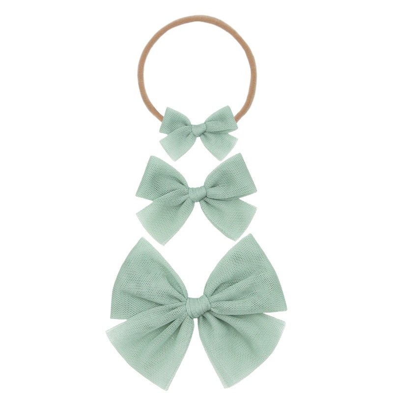 Tulle Bow – Sea Glass Headband