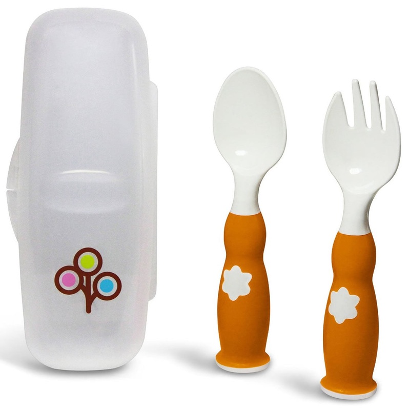 Zoli Fork & Spoon Set – Orange
