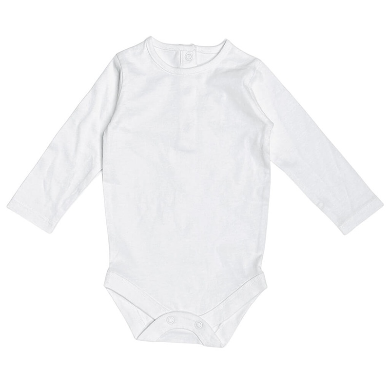 Basic Long Sleeve Baby Bodysuit