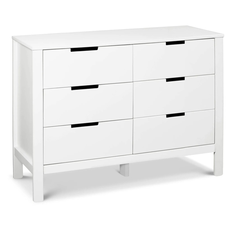 Colby 6-Drawer Dresser – White