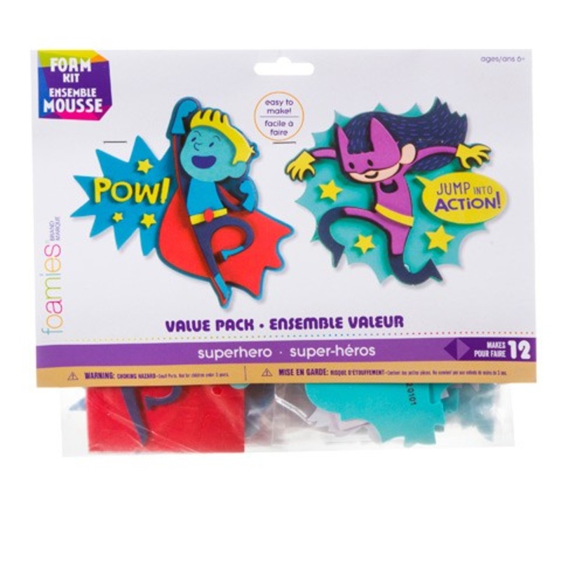 Foamies Stickers, Superheroes