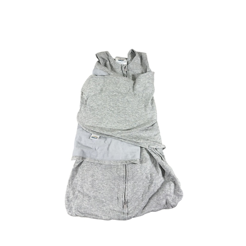 Halo SleepSack Swaddle, Heather Gray, Newborn