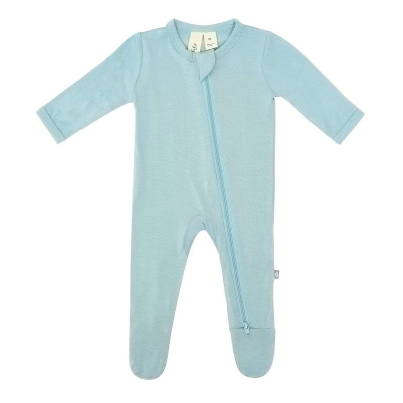 Kyte Baby Zippered Footie – Seafoam (6-12 months)