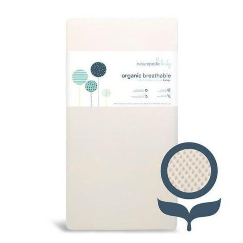 Naturepedic – Organic Crib Mattress – 2 Stage Breathable Series