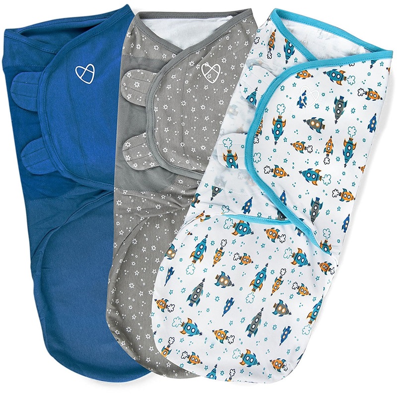 Summer Infant SwaddleMe Original Swaddle, 3-Pack, Large – Superstar Boy