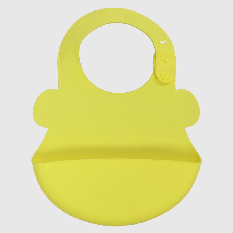 Yellow Silicone Bib