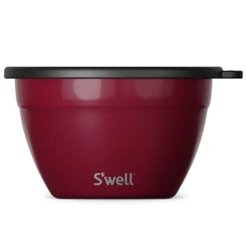 64oz Stainless Steel Salad Bowl Kit With Silicone Lid