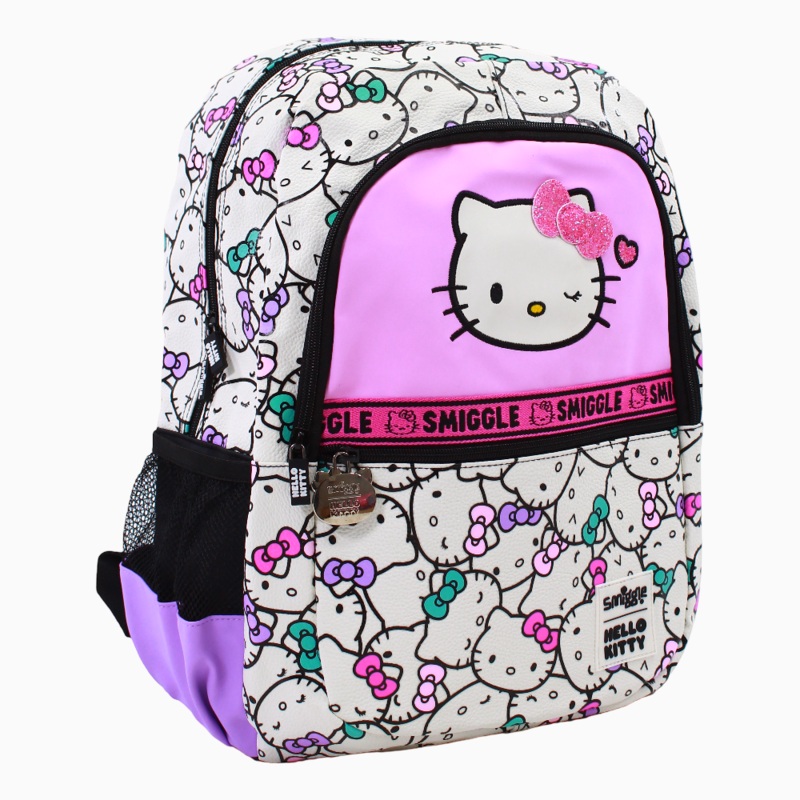 Hello Kitty Backpack – Pink & White (17 Inches)