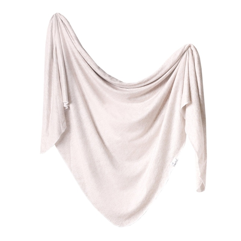Knit Swaddle Blanket – Oat