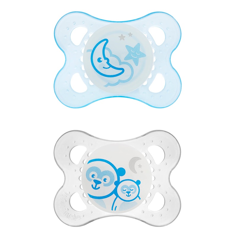 MAM Baby Night 0-6M Pacifier, 2pk – Boy