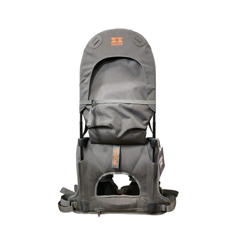 MiniMeis  G4 Baby Shoulder Carrier, Grey – Orange