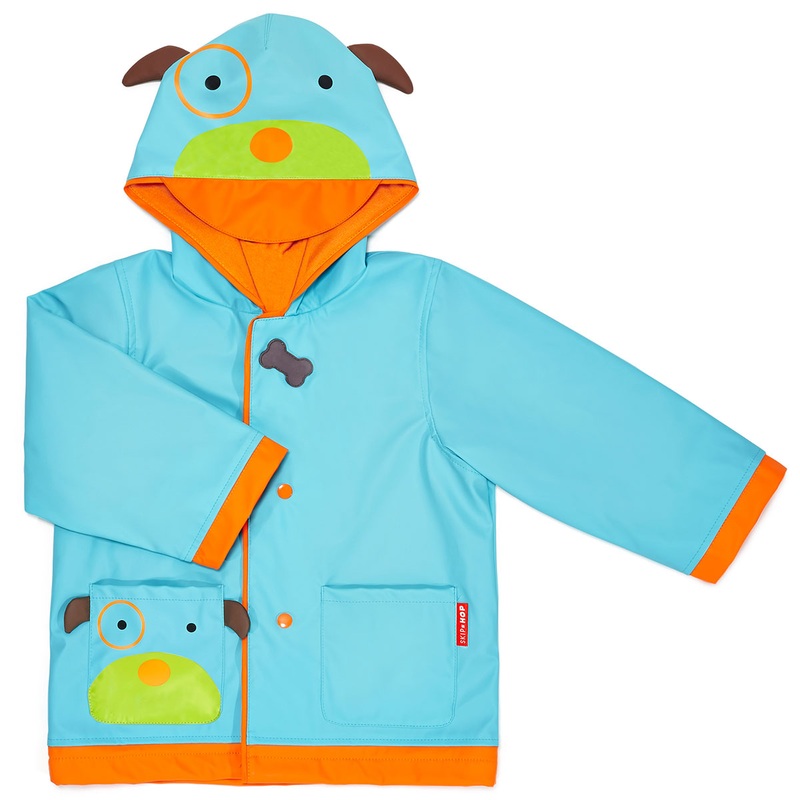 Skip Hop Zoo Little Kid Raincoat, Medium (3-4) – Dog
